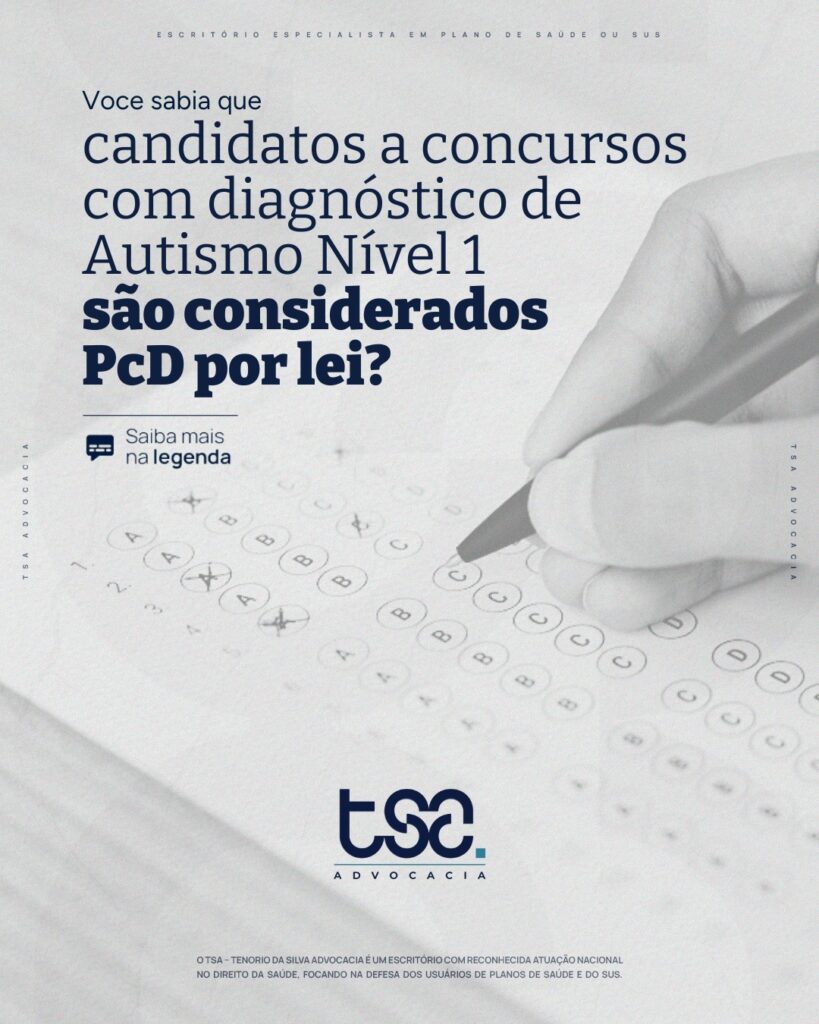autismo nivel1 concurso | Candidatos com TEA Nível 1 têm sido excluídos indevidamente de vagas PCD em concursos públicos: o que está acontecendo de errado, e como a Justiça tem reagido?
