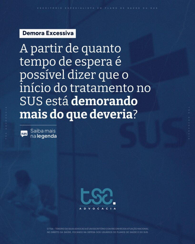 Quanto tempo o SUS pode demorar para marcar consulta, exame ou cirurgia? Entenda quando a espera se torna ilegal 1 | Existe um prazo máximo para o SUS iniciar o tratamento? Entenda quando a espera deixa de ser razoável e passa a ser abusiva, podendo ser questionada na Justiça Quanto tempo o SUS pode demorar para marcar exame ou cirurgia? Entenda quando a espera se torna ilegal
Existe um prazo máximo para o SUS iniciar o tratamento? Entenda quando a espera deixa de ser razoável e passa a ser abusiva, podendo ser questionada na Justiça
