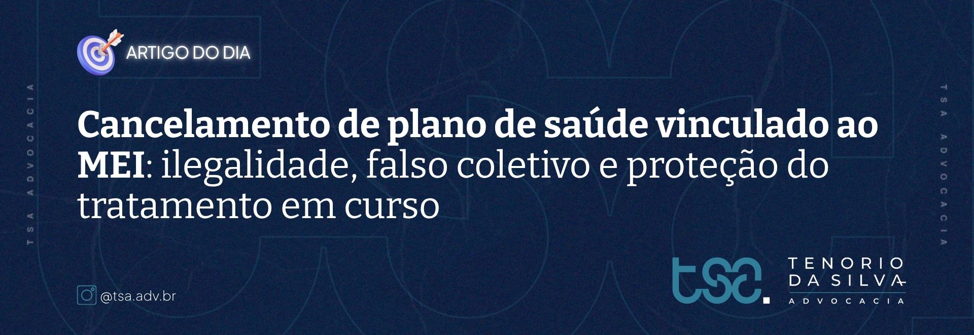O cancelamento de plano de saúde vinculado ao MEI, sob o argumento de encerramento do CNPJ, é frequentemente ilegal quando o contrato, embora formalmente coletivo, possui natureza materialmente individual ou familiar, caracterizando o chamado “falso coletivo”; nessas hipóteses, aplica-se a proteção dos planos individuais, vedando a rescisão unilateral imotivada, sobretudo quando há paciente em tratamento contínuo, situação em que a jurisprudência, inclusive à luz do Tema 1.082 do STJ, impõe a manutenção da cobertura até a alta médica, sendo abusiva qualquer tentativa de interrupção assistencial, reinício de carências ou ruptura contratual baseada em mera formalidade, circunstância que, além de violar a boa-fé objetiva e o dever de informação, pode gerar dano moral presumido diante do risco concreto à saúde e à dignidade do paciente.