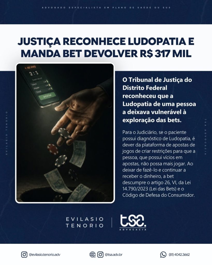 TJDFT condena bet a devolver R$ 337 mil por ludopatia: entenda a decisão 1 | Análise do acórdão do TJDFT que confirmou a restituição de R$ 337 mil a apostador com TEA e ludopatia. Entenda os fundamentos, a tese firmada e os argumentos rejeitados. 742929968 1021907650740595 2000202463810689559 n | Análise do acórdão do TJDFT que confirmou a restituição de R$ 337 mil a apostador com TEA e ludopatia. Entenda os fundamentos, a tese firmada e os argumentos rejeitados.